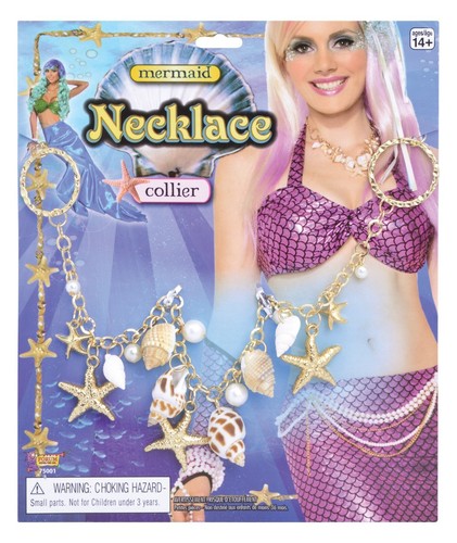 Mermaid necklace fancy dress - fancy,