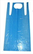 Disposable Plastic Aprons Blue