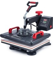 12x15 Heat Press Machine 360° Swing Away T-Shirt Printing Press 30x38cm