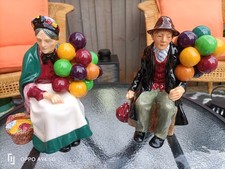 Two Fabulous Royal Doulton Figures "The Old Balloon Seller" & "The Balloon Man"
