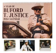 Sheriff Buford Inspired Wall Calendar 2026 - Smokeyy and the Badiit Theme