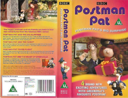 Postman pat big surprise vhs - big,
