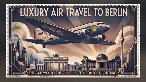 Vintage birlin 1930s flying - vintage,