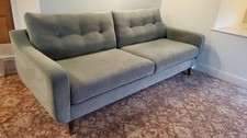 Superb Barker And Stonehouse Myers 4 Seater Sofa Mid Century Grey Ex Cond