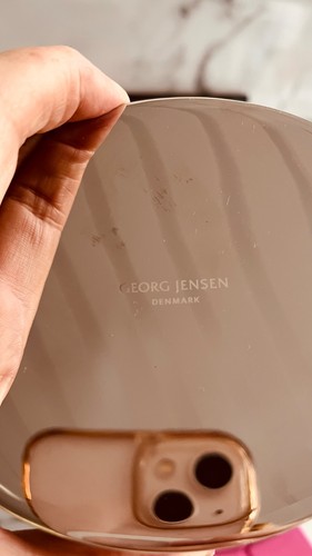 Designer chrome vase - designer,
