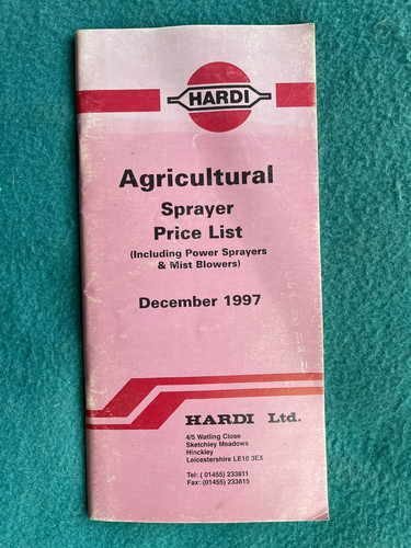 Hardi agricultural sprayer - agricultural,
