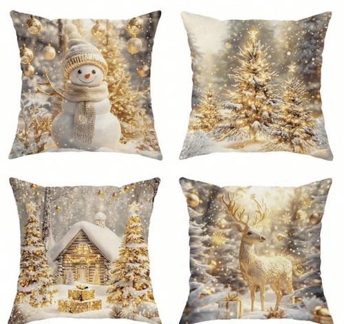 Christmas pillow cushion cover - pillow,