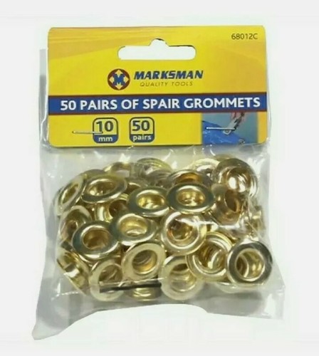 Eyelets washer grommets - w/washer, gold