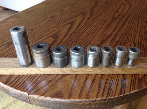 Vintage tipco sockets - vintage, 5/8"to