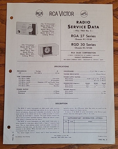 Vintage rca victor - rca,