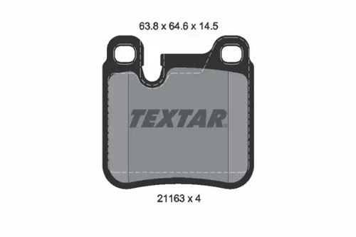 Brake pads 2116301 - , for