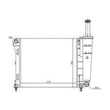 AVA Engine Cooling Radiator