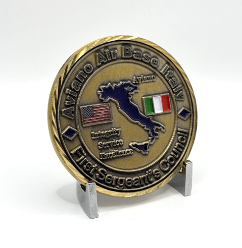 Challenge coin aviano air - challenge,
