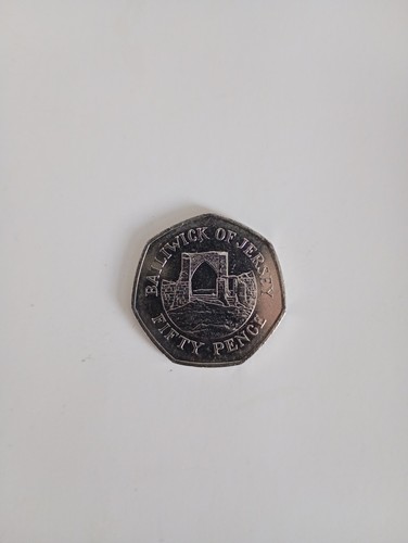 Jersey 50p coin bailiwick of - jersey,