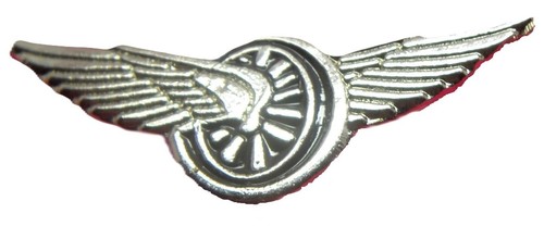Winged flying wheel - winged,