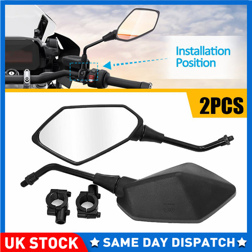 2pcs black aluminum 22mm - 7/8",