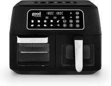 Good Food GF17015, 10L Dual Side Oven & Basket Air Fryer, 2400 W, Black