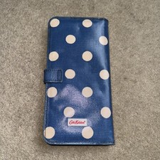 CATH KIDSTON Blue Button Spot Travel Wallet
