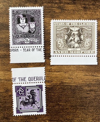Discworld stamps edges new - discworld,