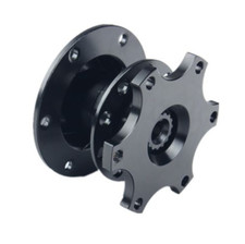 Car Steering Wheel Hub Boss Adapter Kit Quick Release Removable Snap Off Black