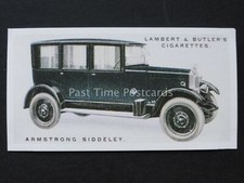 No.4 ARMSTRONG SIDDELEY Motor Cars - 3rd Series REPRINT Lambert & Butler 1926