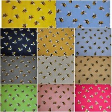 Bumblebee bee fabric - bee, cotton