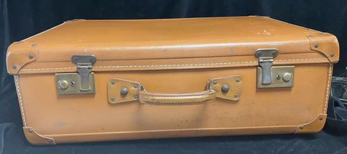 Vintage tan noton suitcase - noton, in