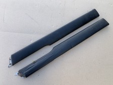 MGB GT DOOR CAPPING FINISHER & BRACKETS, LH & RH SIDE, ORIGINAL PARTS