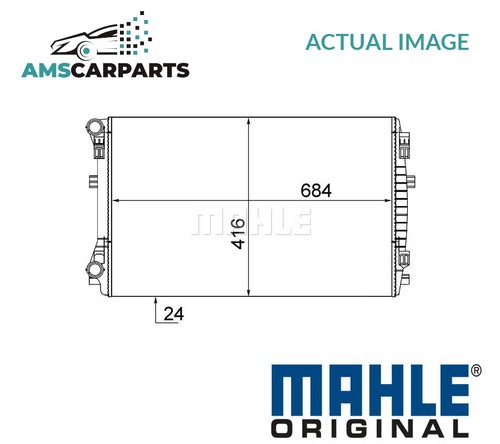Engine cooling radiator - radiator, cr