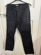 Craghoppers Black Trousers 34R