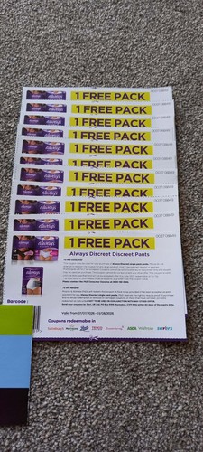 Always discreet pants vouchers - always,
