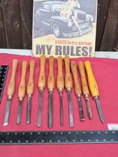 Set of 10 Vintage Woodturning