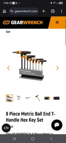 Gearwrench piece metric ball - piece,