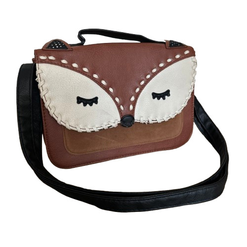 Fox face crossbody womens - fox,