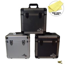 Gorilla LP60 12" LP Vinyl Record Storage Case - Holds 60 - 3 Colours Available