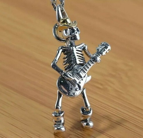 Skull skeleton pendant - skeleton,