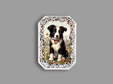 Border Collie Plaque, Meadow