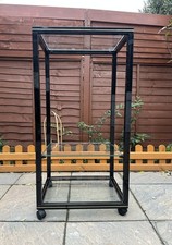 Elegant Pierre Vandel, Paris Three Tier Display Unit  / Shelf on Casters