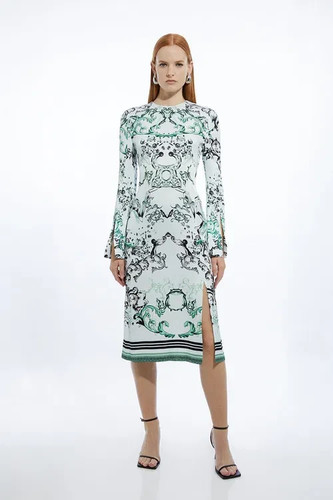 Karen millen satin back crepe - millen,