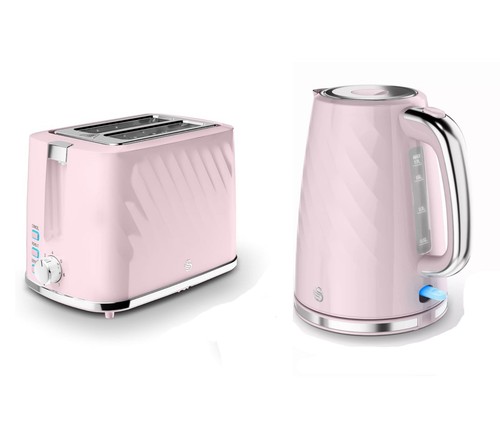 Swan windsor pink kettle - 1.7l,