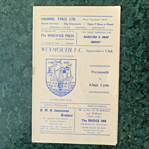 Weymouth kings - v,