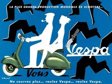 Vintage 1954 vespa italia - vintage,