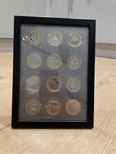 2 Pound Coin Display X 12 Frame Your Rare Collectable Coins Wall Or Table Top