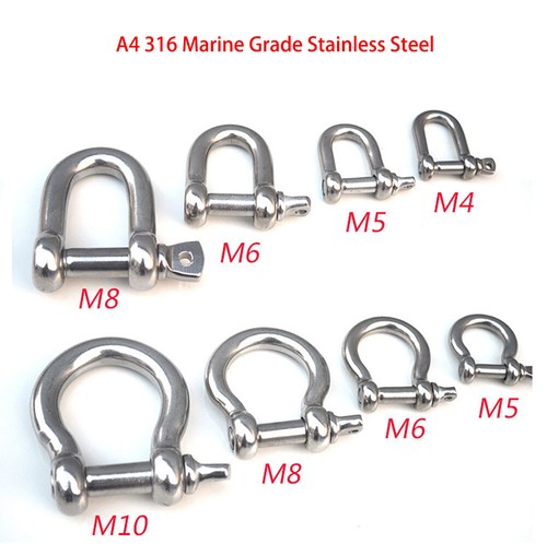 Bow type shackle 4mm - type,