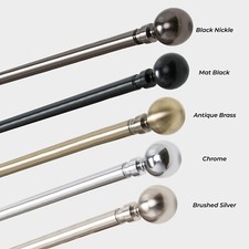 Curtain Pole Extendable Metal