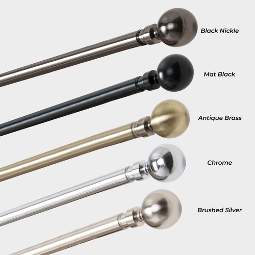 Curtain pole extendable metal - pole,