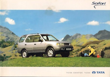 Tata Safari 2.0 TD c2000 UK Market Foldout Sales Brochure