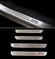 4Pcs Peugeot 3008 Stainless