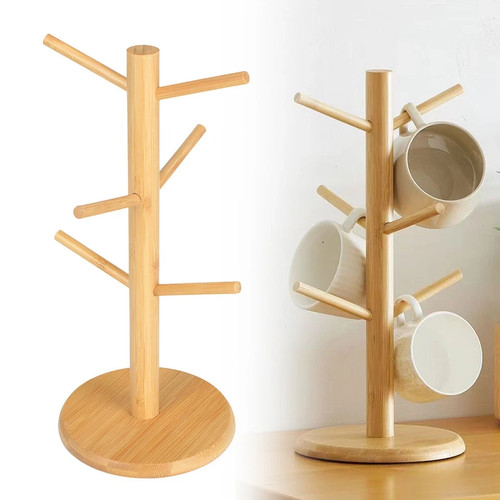 Bamboo mug tree kitchen - tree,