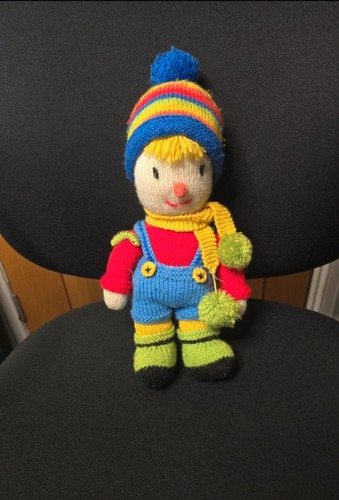Hand knitted sonny scarecrow - hand,